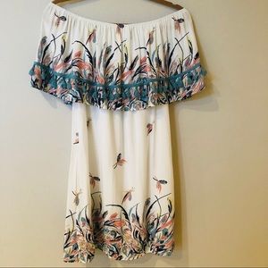 Listicle Adorable Tassel Front Dress Size Small